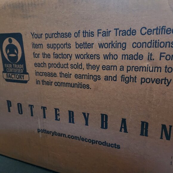 Pottery Barn Flynn Recycled Glass USB Table Lamp 27" - Picture 2 of 5